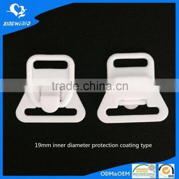 white plastic buckle nursing bra clasp front closure 15mm 18mm 19mm