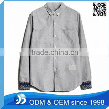 Custom Men Casual Linen Shirts with Pointed Collar