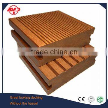 long-life and weather resistance tongue and groove composite wood decking board