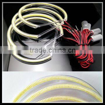 4 x 131mm cob car led headlight halo rings cob angel eyes for bmw e38 e39 e36 e46