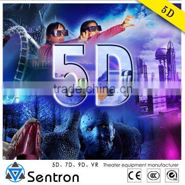 Sentron theater equipment 5d 7d cinema with hydraulic 6 seater mini5D 7d theater equipment