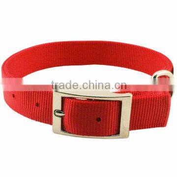 Nylon webbing dog collar