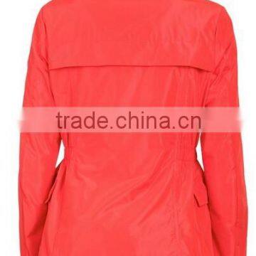 New Design 100% Polyester Waterproof Womens Parka Jakcet in Red Color Quality Choice photo-2