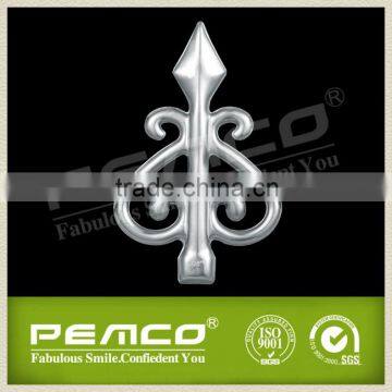 Stainless steel ornamental fence spear