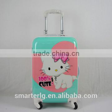 New print PC zip frame trave trolley luggage case