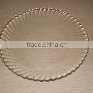 transparent glass plate