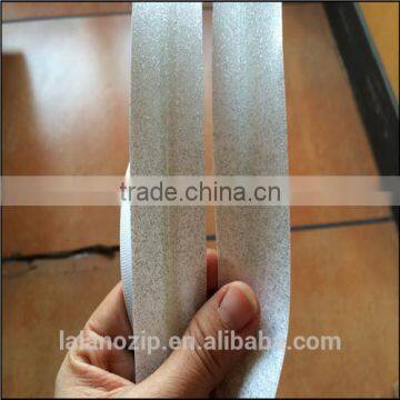 NO.5 Closed End Nylon Zipper Rolls Sparking White Zipper photo-3