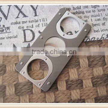 Stainless steel cigar cutter, cigar scissors, cigar smoking