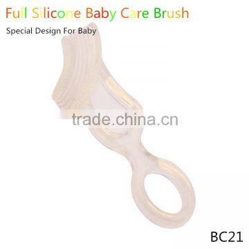 Exactly Soft Full Silicone Baby Care Brush For Wholesale