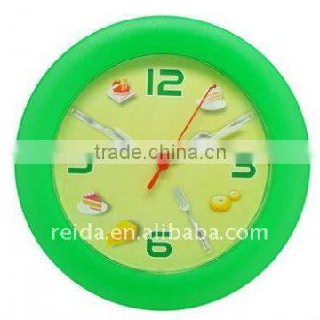 2014 Plastic Gift Wall Clock Promotional Plastic Quartz Wall Clock
