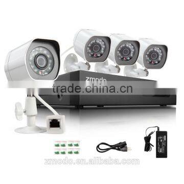 Zmodo 720P 4CH Simplified PoE IP Camera NVR System photo-2