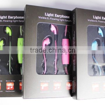 led earphone wired earphones earbuds light in the dark Disney audit factory