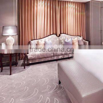 Hand tufted Wool n viscose hotel Executive suite carpet