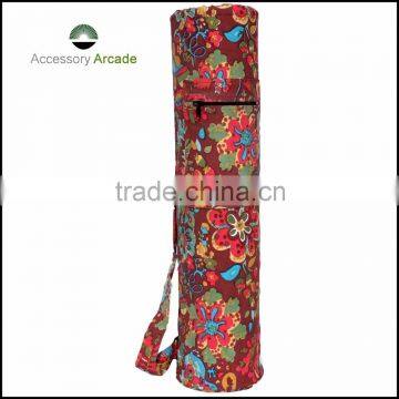 Cotton Yoga Mat Bag Batik Printed photo-4