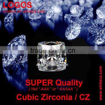 SUPER QUALITY CUBIC ZIRCONIA HAND CUT WHITE CZ, CZ STONES CUSHION SHAPE SYNTHETIC DIAMONDS LOOSE GEMSTONE ( NOT MACHINE CUT CZ )