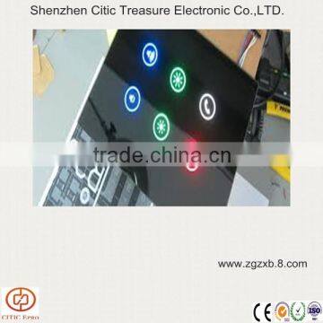 Capacitive thin film sensor switch , tactile touch button