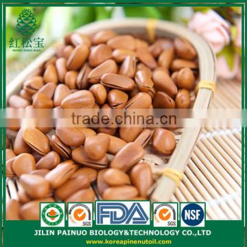 Continous Supply Convenience Food Sweets Siberian Open Pine Nuts in Shell