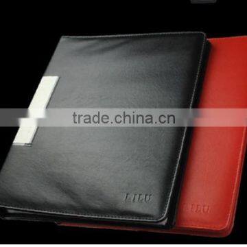 Hot sale A4 pu leather Conference file folder