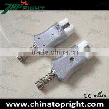 Aluminium high temperature female plug connector