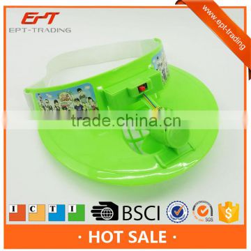 Hot sell electric summer hat fan toy for kids