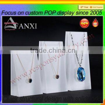 Custom Acrylic Jewelry Necklace Countertop Stand photo-2