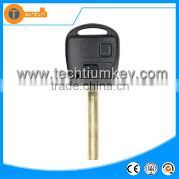 ABS 2 button car remote key With 315Mhz 4D67 Chip with logo Long blade for Lexus rx300 is250 gx470 gs300