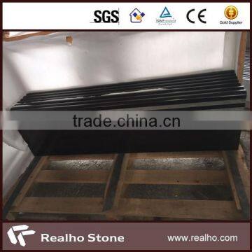 China Absolute Black Granite Modern Stair Treads photo-4