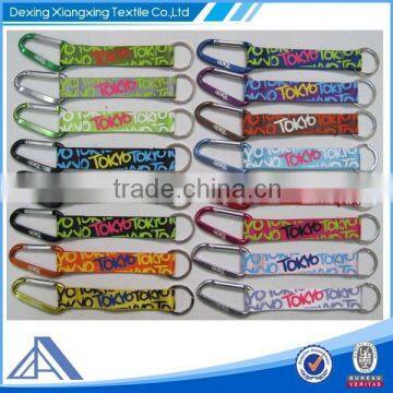 Colorful promotion gift lanyard keychain with soft PVC logo