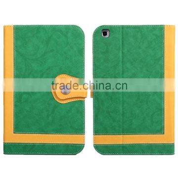 OEM/ODM manufacture flip leather cover case for samsung tab 3 8.0 T310/T311
