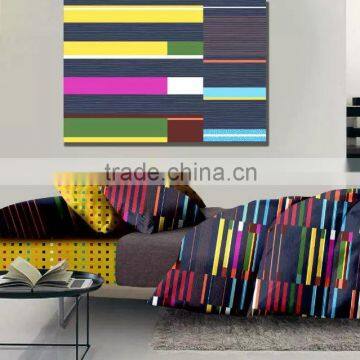 3D Printed Exclusive Geometric Designs Printed Double Bed / Flat Sheet