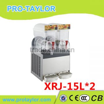 2014 New design counter top slush dispenser machine (XRJ-15L*2)