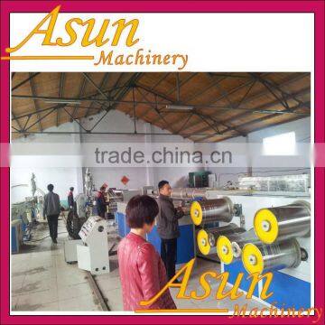 Plastic rope making machine/rope production line / pp pe rope making machine