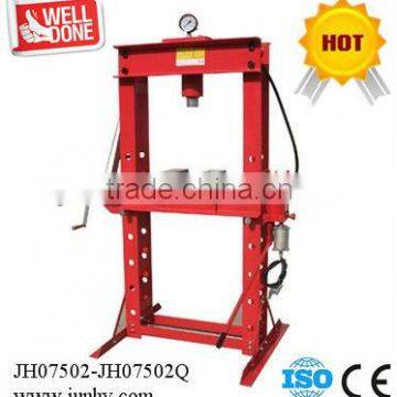 auto hydraulic shop press with gauge