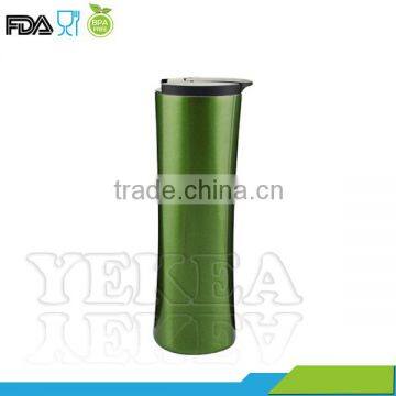 double walled auto travel mug stainless steel tumblers