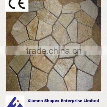 Natural slate stone rock tile for landscaping