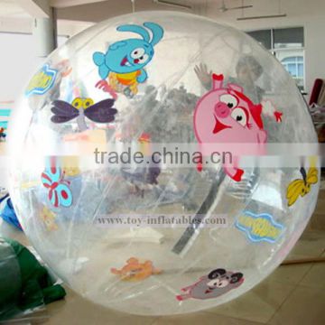 Beautiful special transparent inflatable water sphere for sale