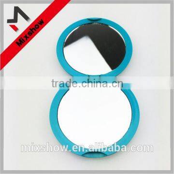 Plastic Double Sides Round Pocket Mirror photo-2