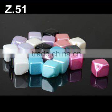 6mm Luster Glass Pearl Round artificial pearls Jewelry Making Beads