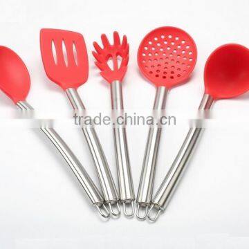 Colorful Kitchen Utensil Set of 5 For Cooking With Stainless Steel Handle