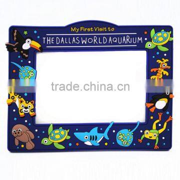 Soft PVC 3d Photo Frame Cartoon Animation Shaped Picture Frame