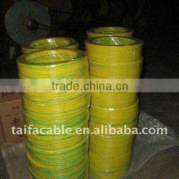 high quality and long durability cable yellow / green 28 mm Flexible multi-thread