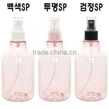 Spray cap PET bottle 350ml Pink Clear