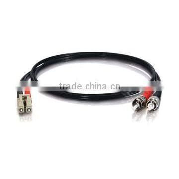 C2G 3m LC-ST 62.5/125 OM1 Duplex Multimode PVC Fiber Optic Cable