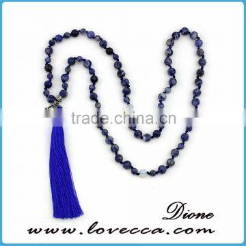 Hot Sale Handmade Wooden Multicolor Gemstone Necklaces Pendant for Lady photo-2