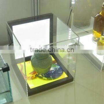 Zagreb showcase display panel light guide plate LGP vitrine display panel