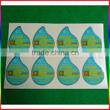 Double Sides Printing Silver Self-adhesive Label Sticker for Plastic Bottle photo-2