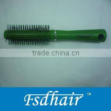 round plastic hair brush