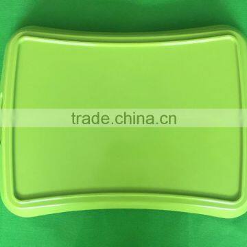 Wholesale High Quality Melamine Plastic Serving Tray With Handle photo-2