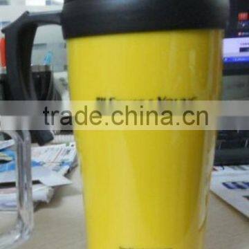 2014 Wholesale Double Wall Travel Mug Unique Travel Mug Plastic Travel Mug