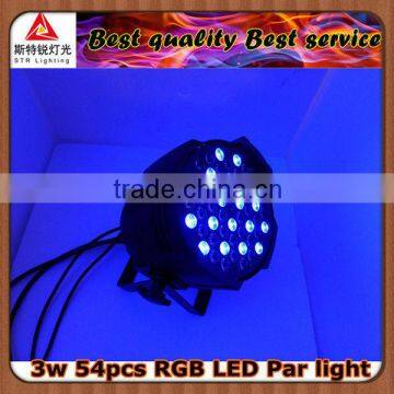 Wedding lighting 54pcs 3w led par can light Guangzhou China